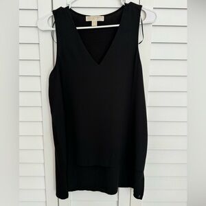 Michael Kors black sleeveless blouse